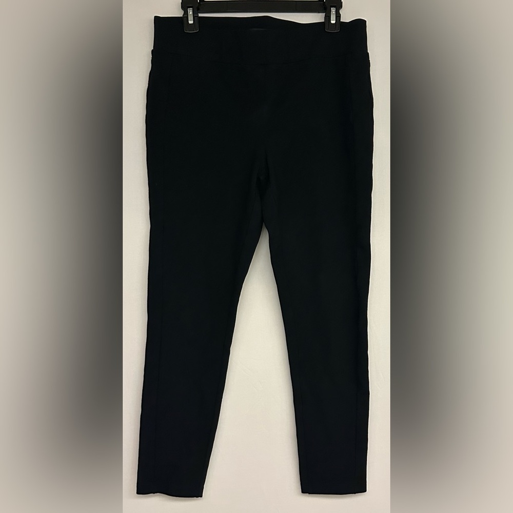 LOFT, Black leggings with side paneling, Size L
